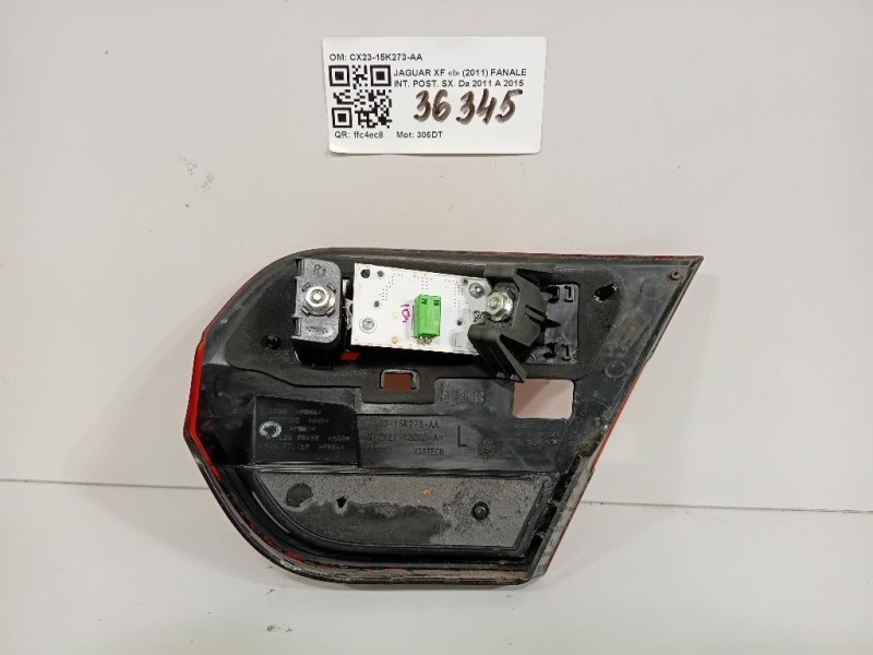 Fanale INT POST SX CX23-15K273-AA Jaguar XF I 2011