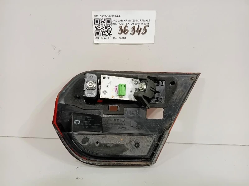 Fanale INT POST SX CX23-15K273-AA Jaguar XF I 2011
