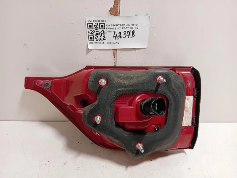 Fanale INT POST SX 92405-D91 Kia Sportage III 2010