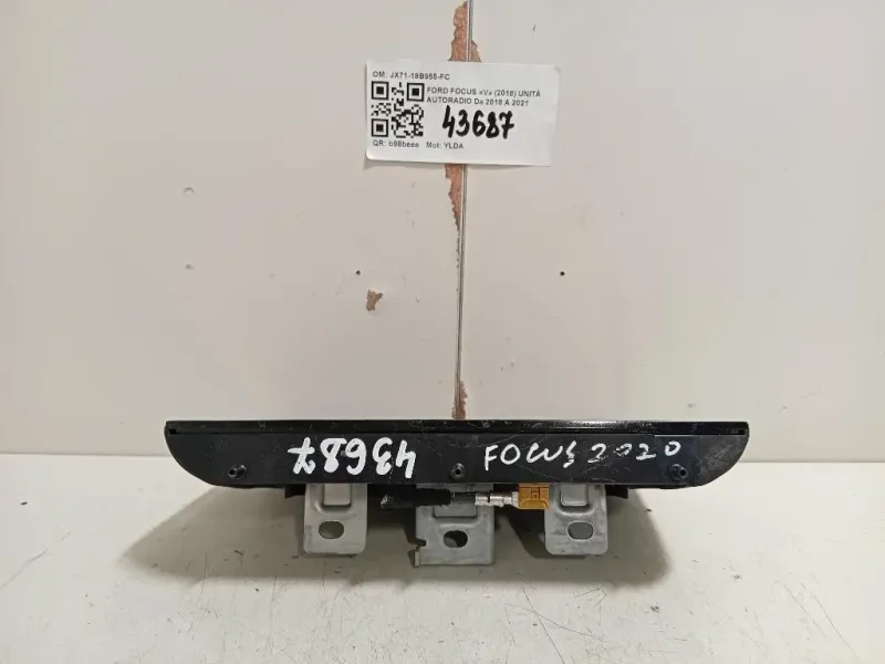 Unità Autoradio JX71-18B955-FC Ford Focus V 2018