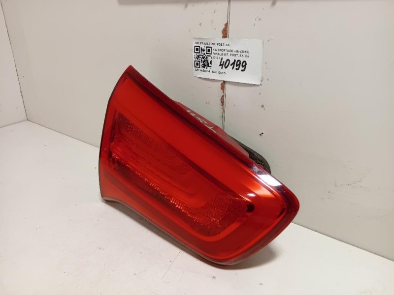 Fanale INT POST SX FANALE INT POST SX Kia Sportage III 2010