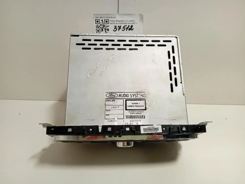 Unità Autoradio BS7T-18C815-AF Ford Mondeo IV 2007
