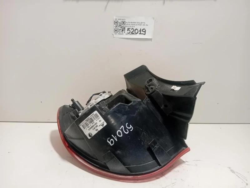 Fanale POST DX 50513612 Alfa Romeo Giulietta 2013