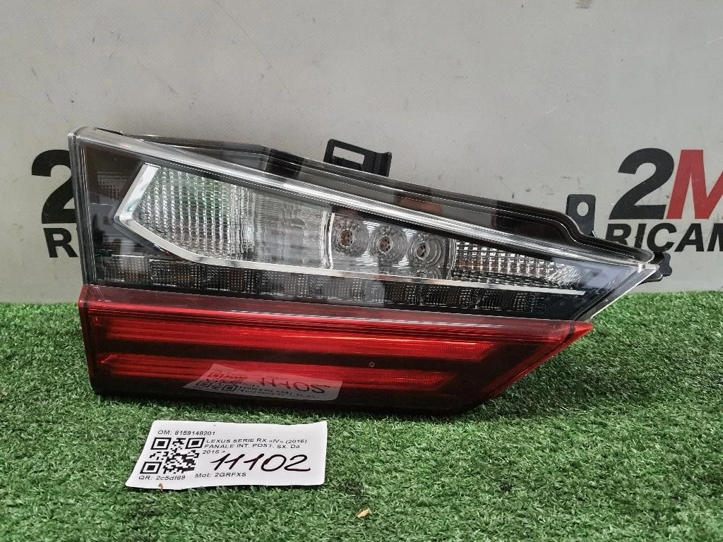 Fanale INT POST SX 8159148201 Lexus Serie RX IV 2016
