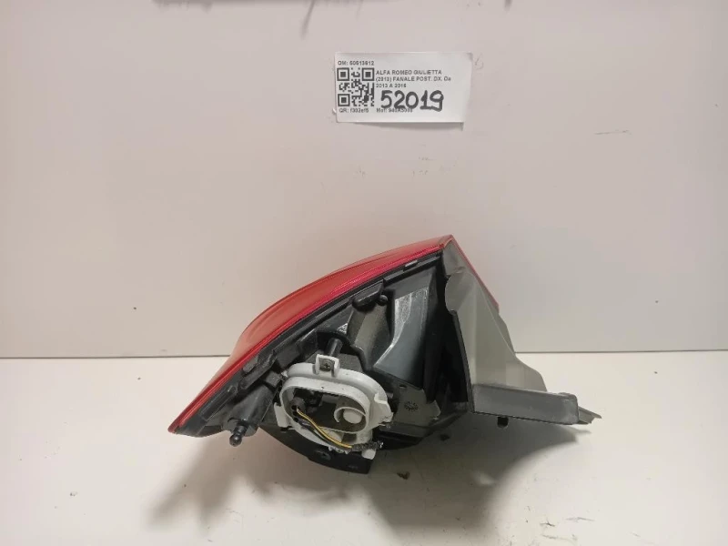 Fanale POST DX 50513612 Alfa Romeo Giulietta 2013