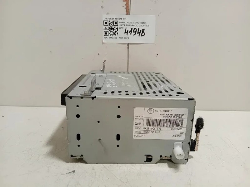 Unità Autoradio GK2T-18C815-HF Ford Transit VI 2014
