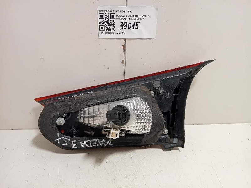 Fanale INT POST SX BPM5513G0 Mazda 3 III 2016