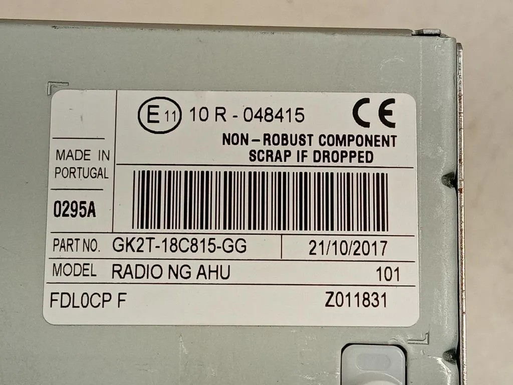 Unità Autoradio GK2T-18C815-GG Ford Transit Custom I 2013