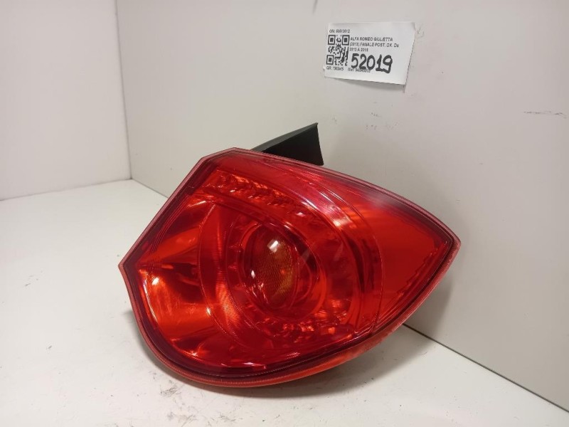 Fanale POST DX 50513612 Alfa Romeo Giulietta 2013