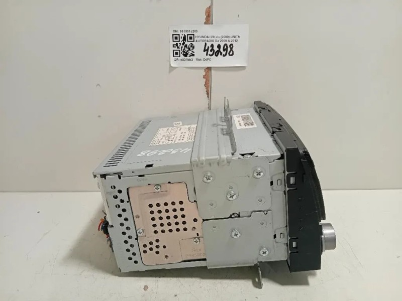 Unità Autoradio 961001J200 Hyundai I20 I 2009