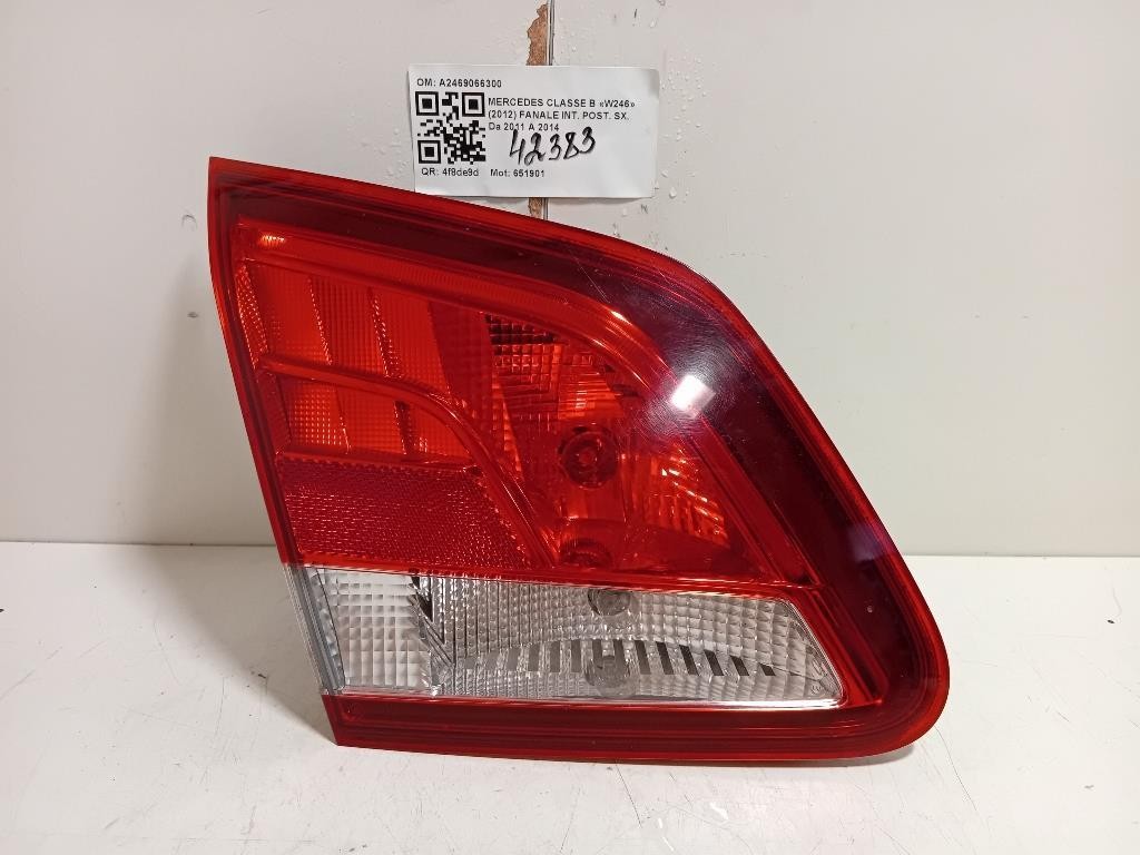 Fanale INT POST SX A2469066300 Mercedes Classe B W246 2012