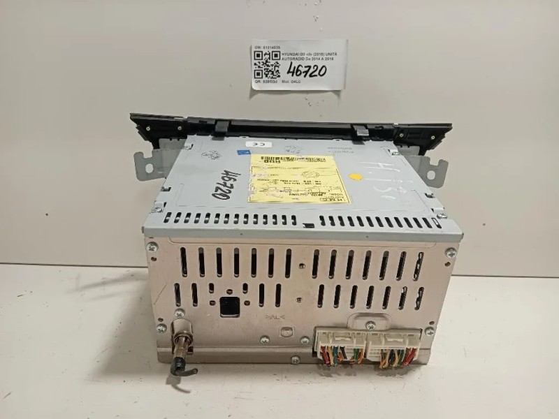 Unità Autoradio 61014035 Hyundai I30 II 2015