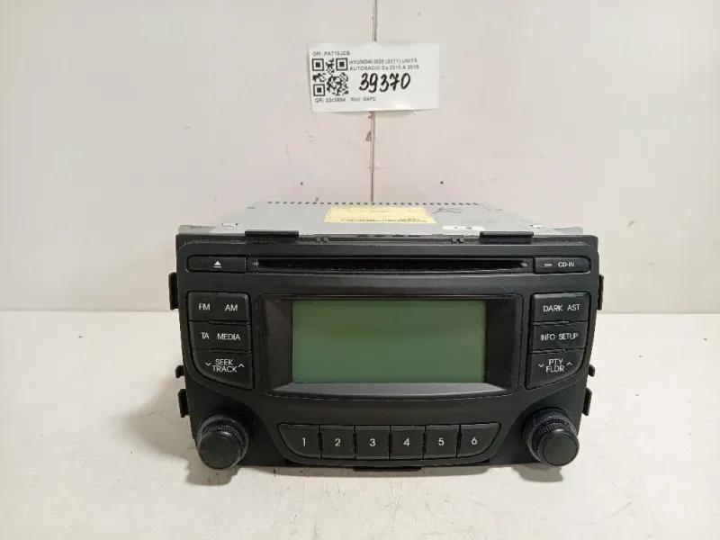 Unità Autoradio PA710JCB Hyundai IX20 2011