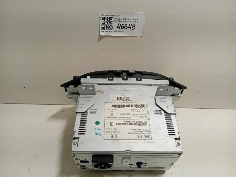 Unità Autoradio 96560-3Y600TJN Hyundai IX35 2013