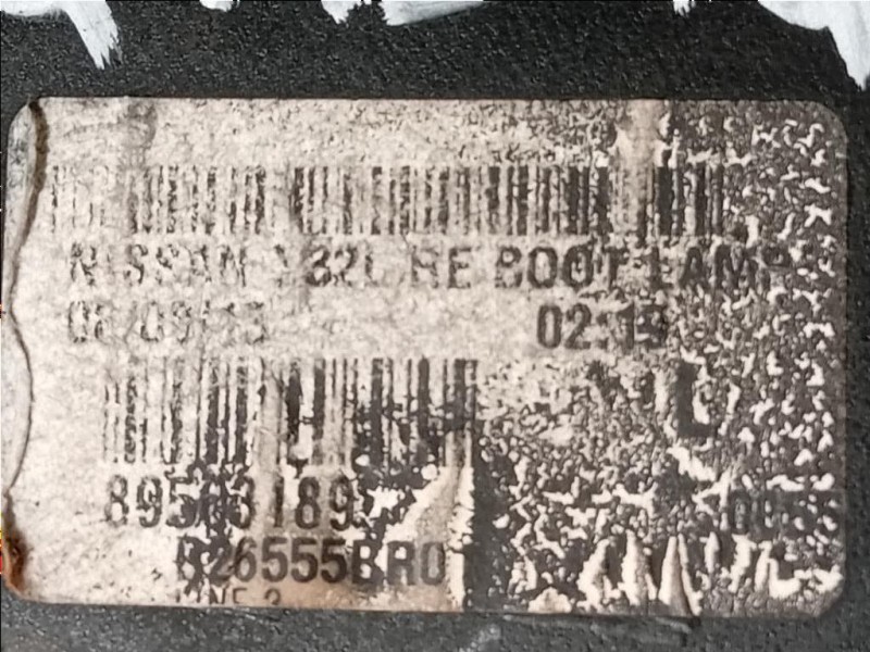 Fanale INT POST SX 89503189 Nissan Qashqai II 2014