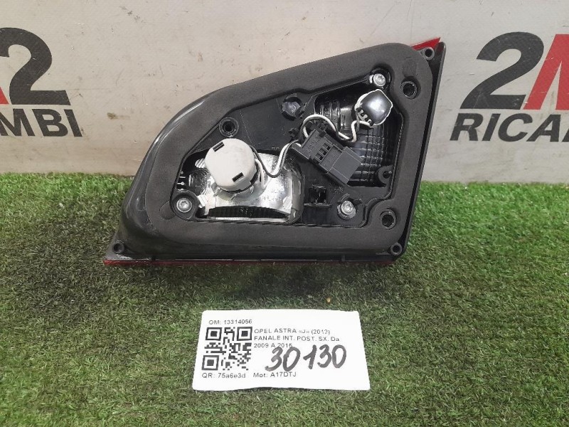 Fanale INT POST SX 13314056 Opel Astra J 2012