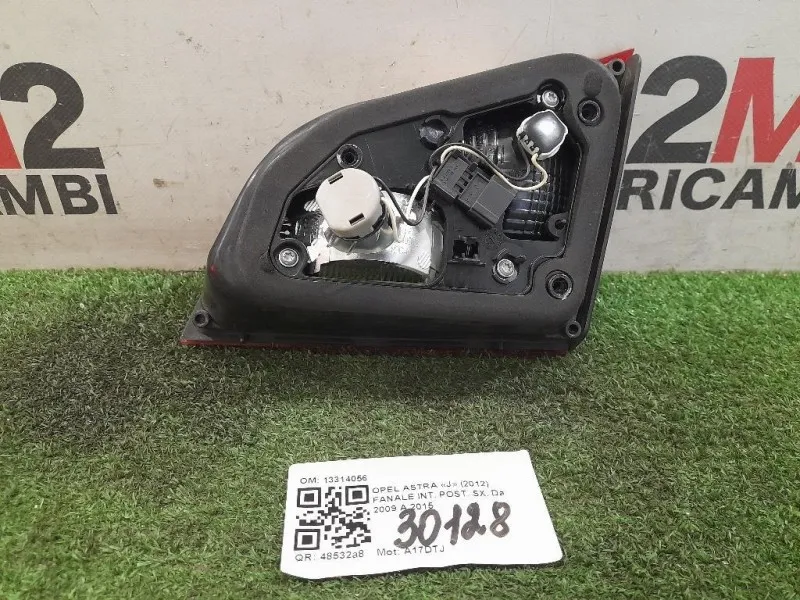 Fanale INT POST SX 13314056 Opel Astra J 2012
