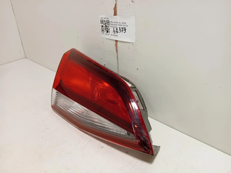 Fanale INT POST SX 39077378 Opel Astra K 2016
