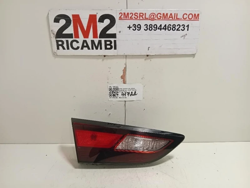 Fanale INT POST SX 13401522 Opel Astra K 2016
