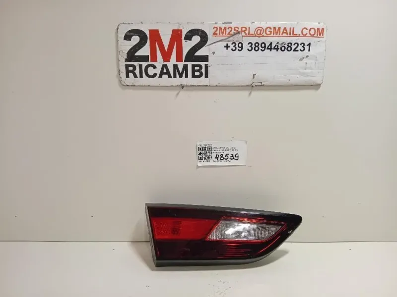 Fanale INT POST SX 13401522 Opel Astra K 2016