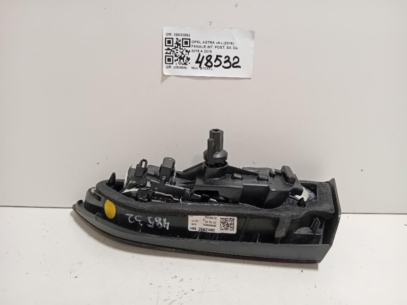 Fanale INT POST SX 39032992 Opel Astra K 2016