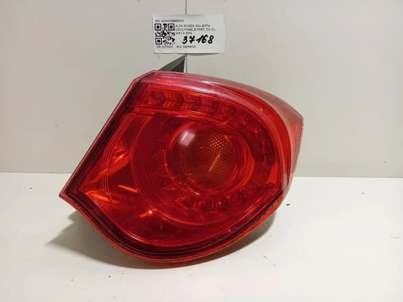 Fanale POST DX 02041099900010 Alfa Romeo Giulietta 2013