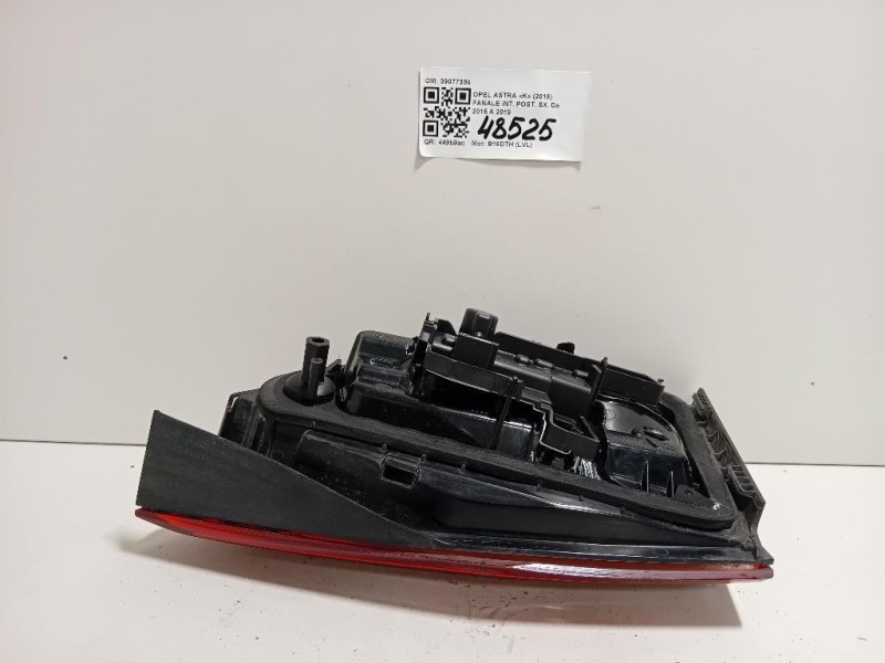 Fanale INT POST SX 39077380 Opel Astra K 2016