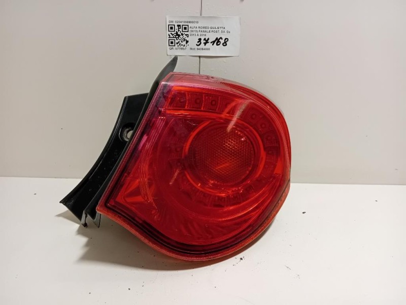 Fanale POST DX 02041099900010 Alfa Romeo Giulietta 2013