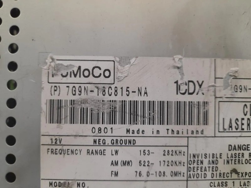 Unità Autoradio 7G9N18C815NA Jaguar XF I 2008