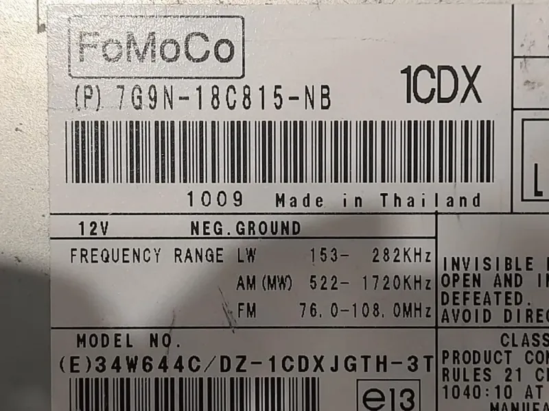 Unità Autoradio 8X23-14C512-AA Jaguar XF I 2008