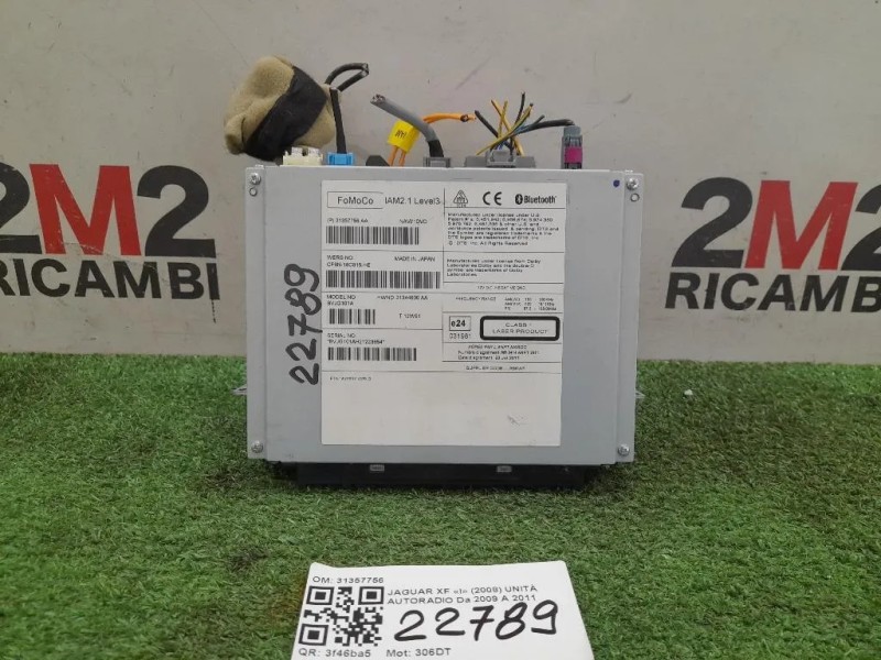 Unità Autoradio 31357756 Jaguar XF I 2008