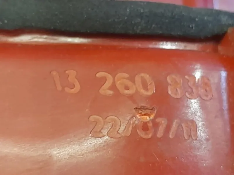 Fanale INT POST SX 13260838 Opel Meriva B 2010