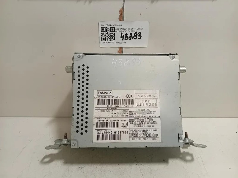 Unità Autoradio 7G9N-14C230-NA Jaguar XF I 2011