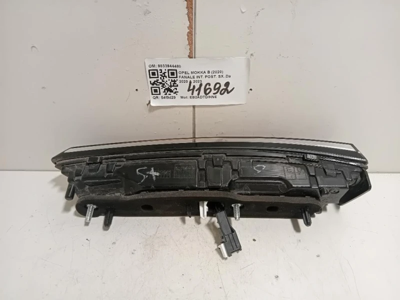 Fanale INT POST SX 9833944480 Opel Mokka B 2020