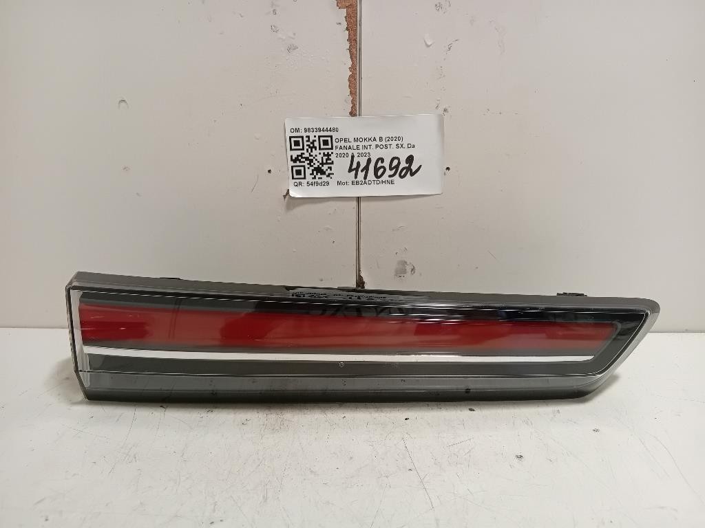Fanale INT POST SX 9833944480 Opel Mokka B 2020