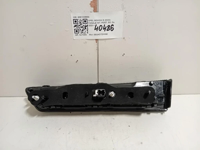 Fanale INT POST SX 9861335680 Opel Mokka B 2020