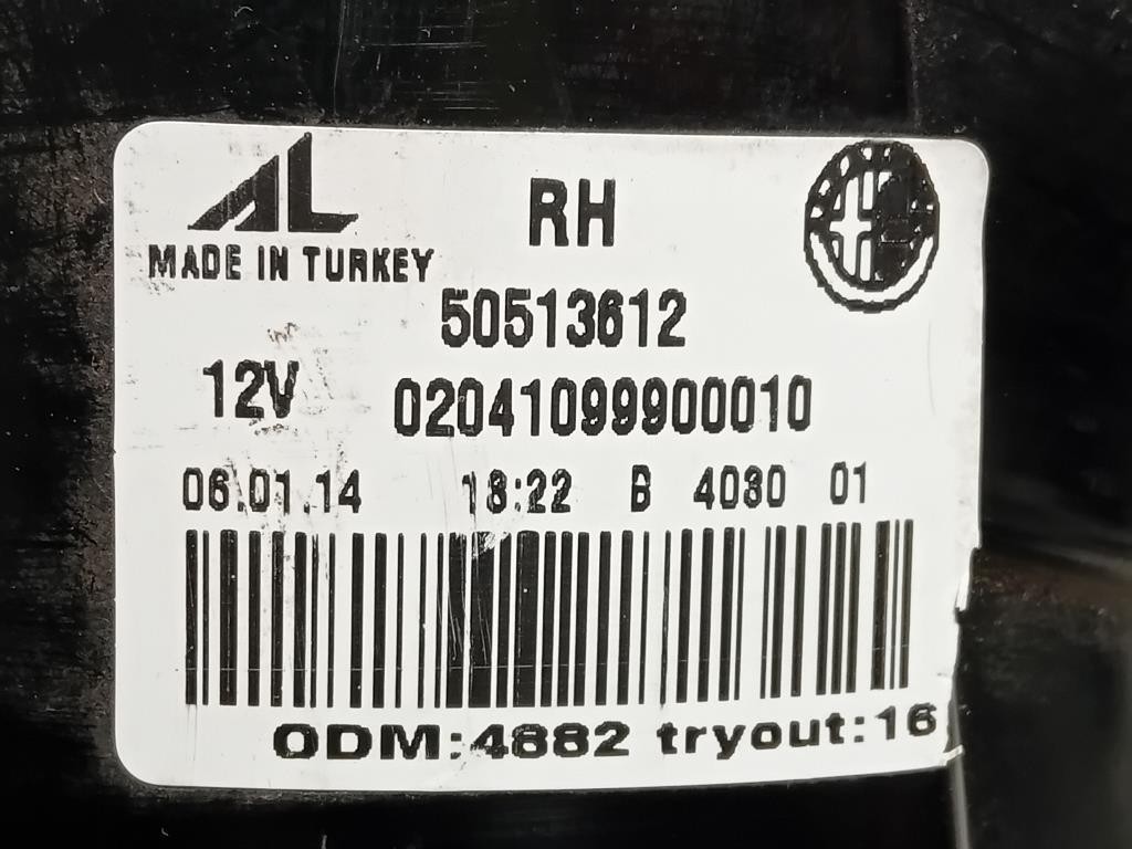 Fanale POST DX 50513612 Alfa Romeo Giulietta 2013
