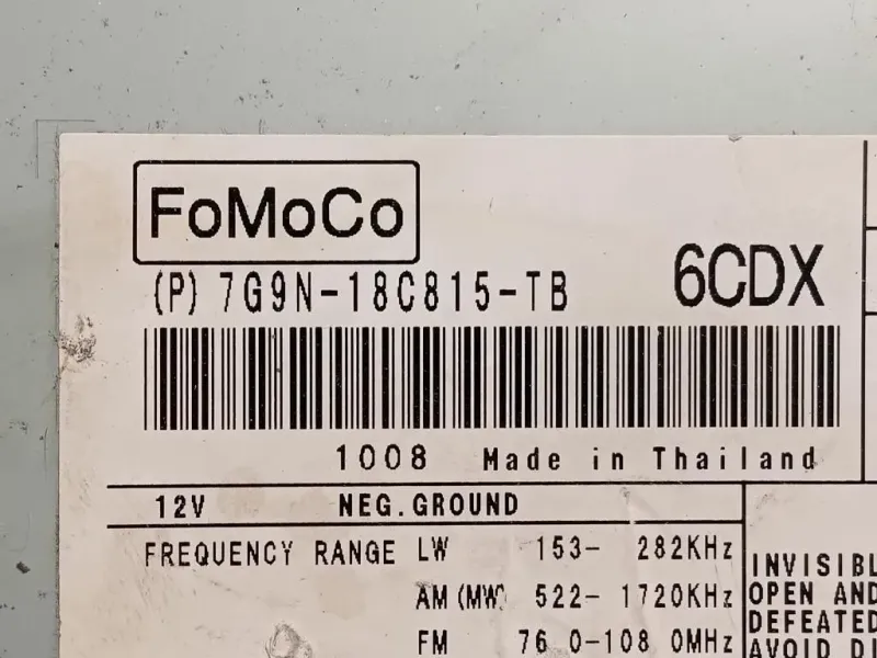 Unità Autoradio 7G9N-18C815-TB Jaguar XF I 2011