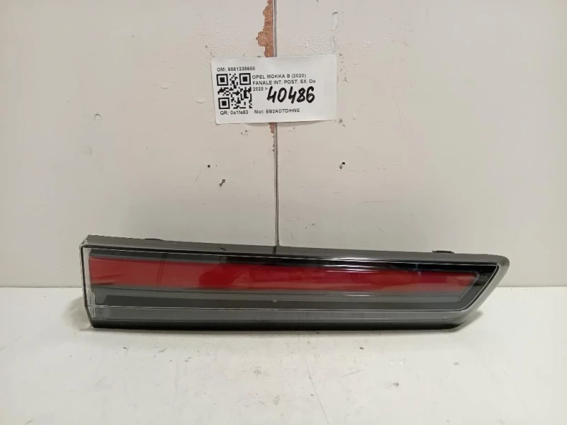 Fanale INT POST SX 9861335680 Opel Mokka B 2020