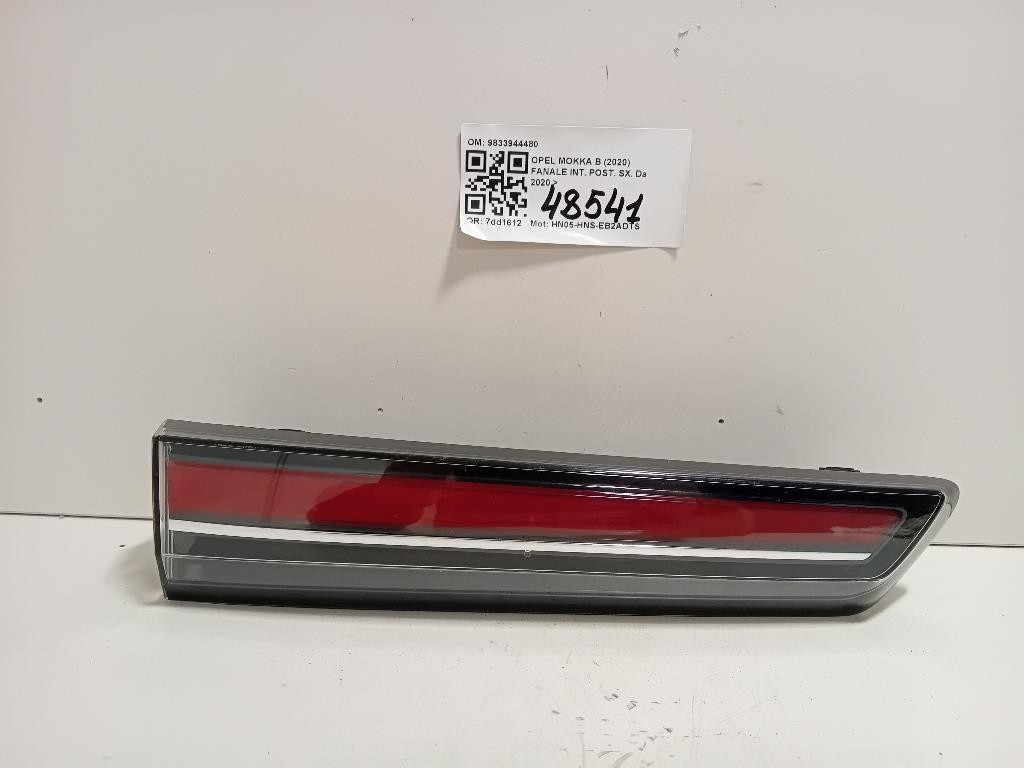 Fanale INT POST SX 9833944480 Opel Mokka B 2020