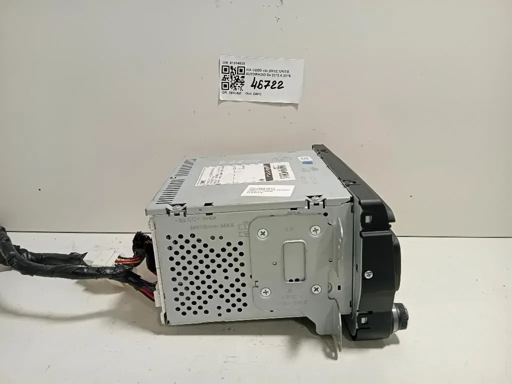 Unità Autoradio 61014035 Kia CEED II 2012