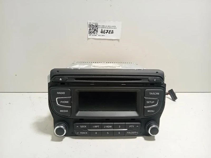 Unità Autoradio 61014035 Kia CEED II 2012