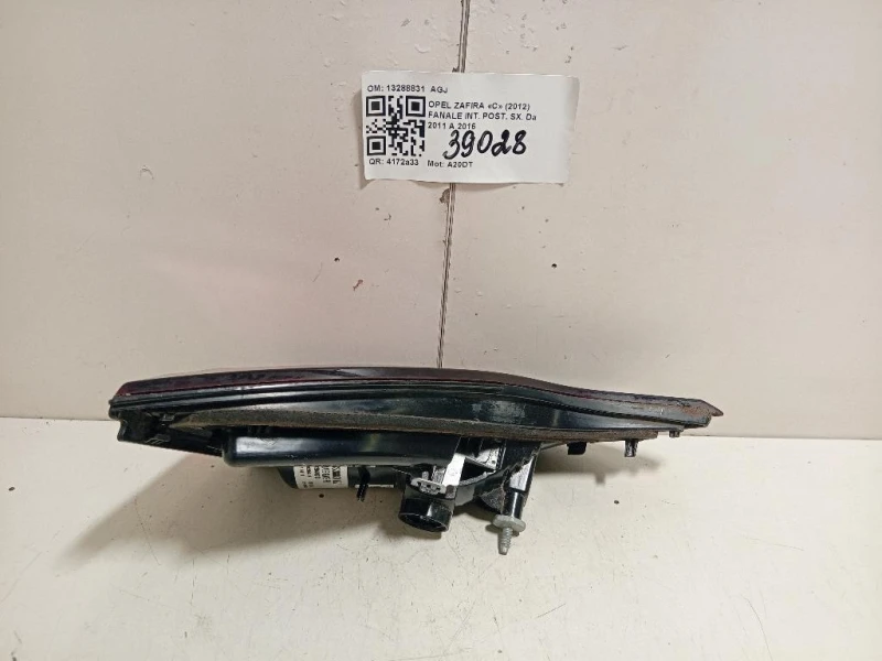 Fanale INT POST SX 13288831 AGJ Opel Zafira C 2012