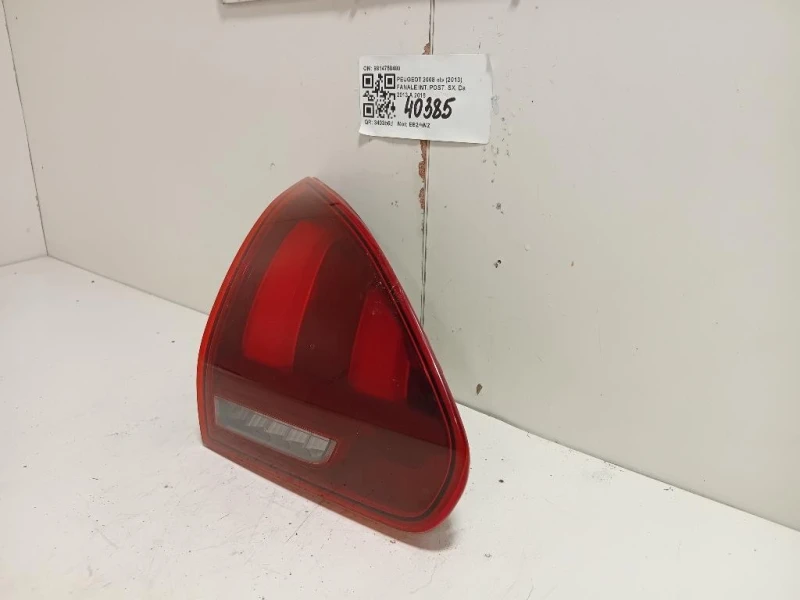 Fanale INT POST SX 9814758480 Peugeot 2008 I 2013