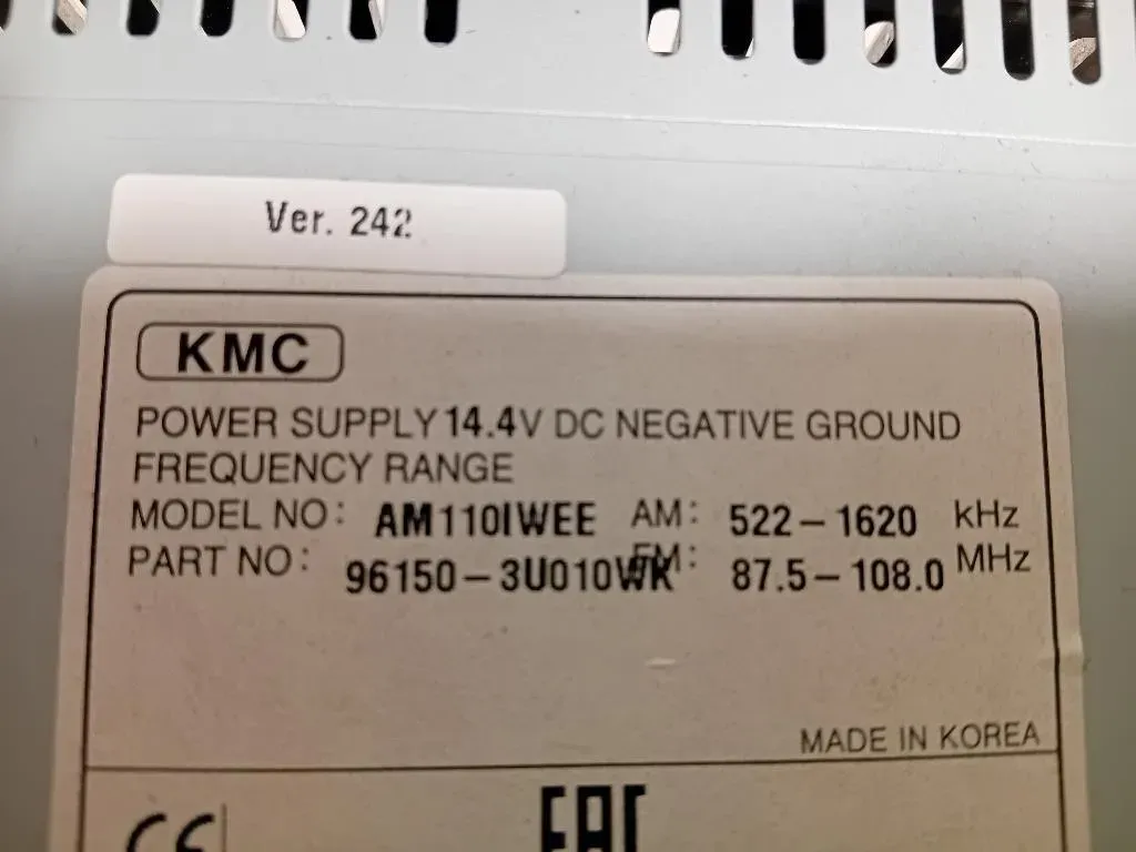 Unità Autoradio 96150-3U010 Kia Sportage III 2010