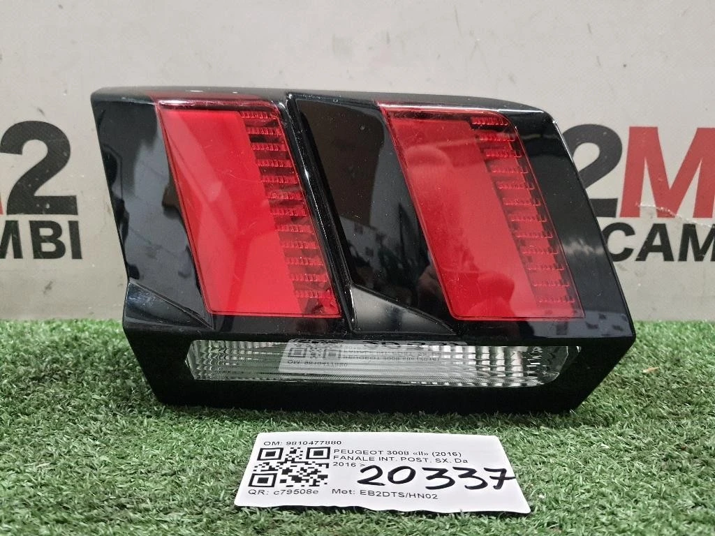 Fanale INT POST SX 9810477880 Peugeot 3008 II 2016