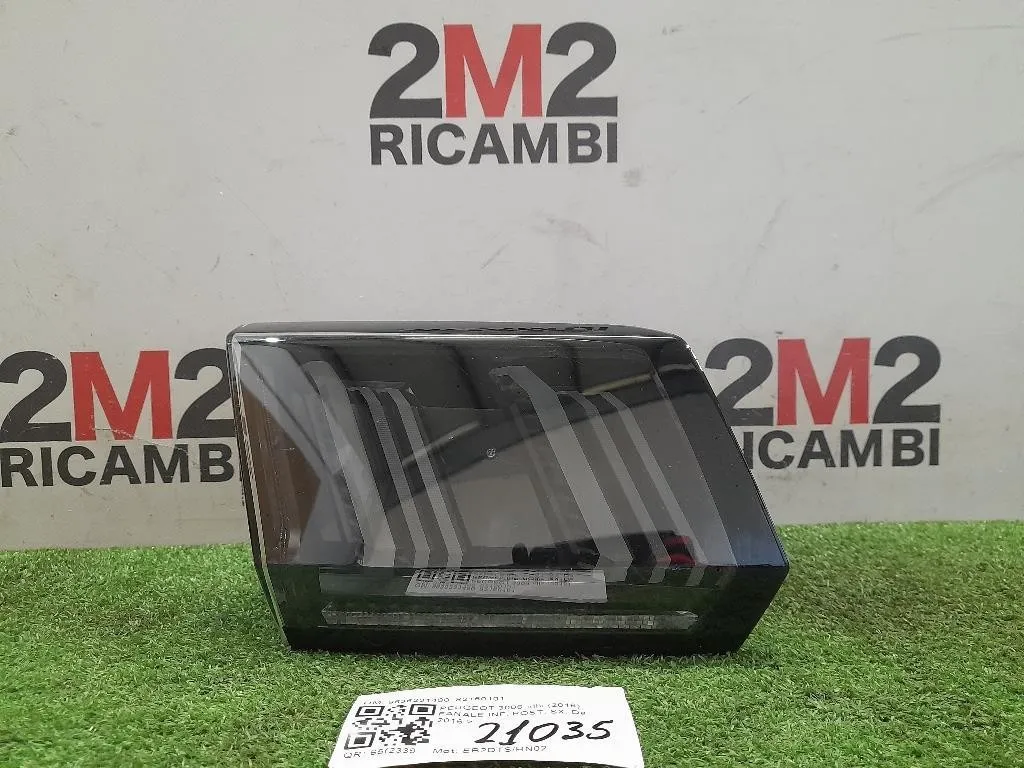 Fanale INT POST SX 9836231480 82150101 Peugeot 3008 II 2016