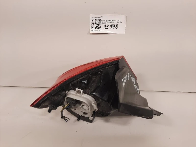 Fanale POST DX 50513612 Alfa Romeo Giulietta 2013