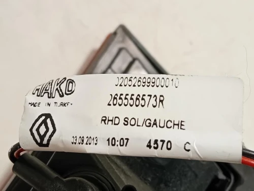 Fanale INT POST SX 265556573R Renault CLIO IV 2013