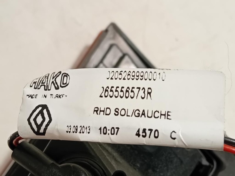 Fanale INT POST SX 265556573R Renault CLIO IV 2013